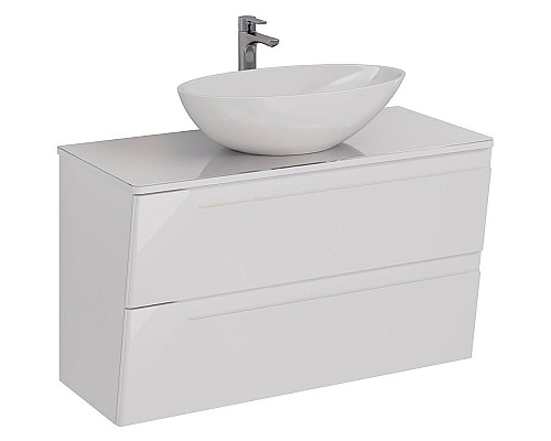 Столешница под раковину Lemark Miano 100 LM06M100S Белый глянец