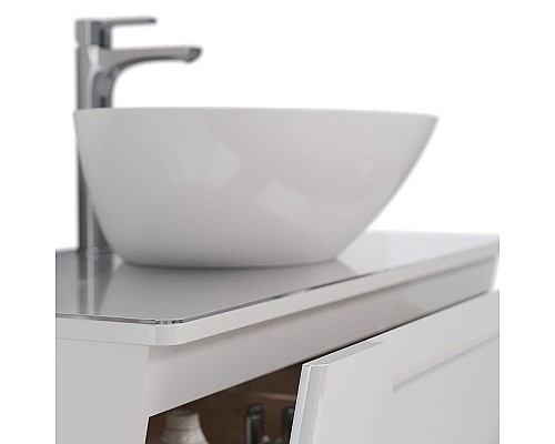 Столешница под раковину Lemark Miano 100 LM06M100S Белый глянец