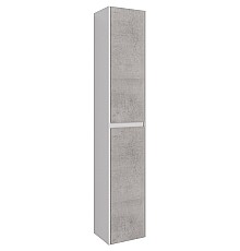 Шкаф пенал Lemark Combi 35 LM03C35P-Beton подвесной Бетон Белый глянец
