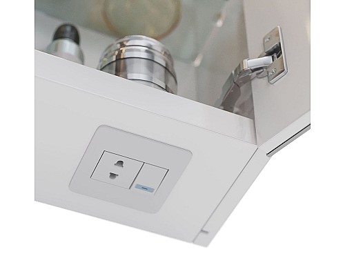 Зеркальный шкаф Lemark Zenon 45 LM45ZS-Z с подсветкой Белый глянец Зеркальный шкаф Lemark Zenon 45 LM45ZS-Z с подсветкой Белый глянец