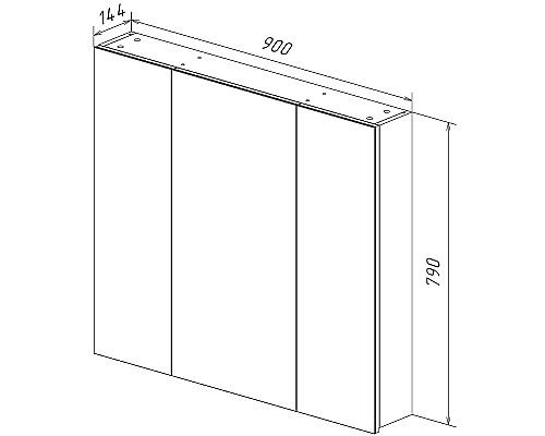 Зеркальный шкаф Lemark Universal 90 LM90ZS-U Белый глянец Зеркальный шкаф Lemark Universal 90 LM90ZS-U Белый глянец