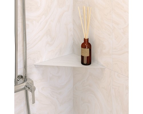 Металлическая полка RGW MT-02W 49279902-01 угловая Белая