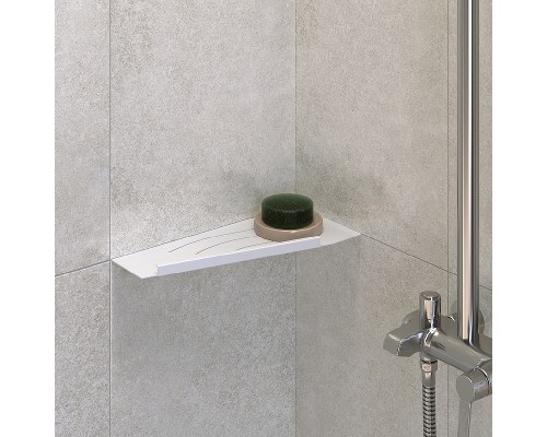 Металлическая полка RGW MT-11W L 49279911-01L угловая Белая