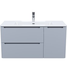 Тумба с раковиной Iddis Edifice 100 EDI10L0i95K подвесная Светло-серая