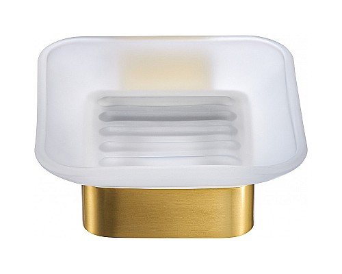 Мыльница Milacio Ultra MCU.952.GD Брашированное золото