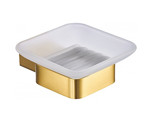 Мыльница Milacio Ultra MCU.952.GD Брашированное золото
