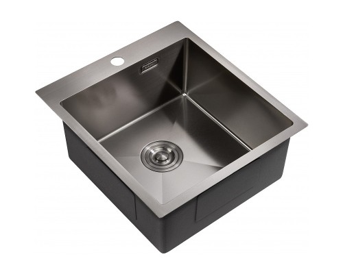 Кухонная мойка Milacio Denia 46 MC.77479 Вороненая сталь