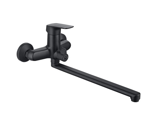 Смеситель для ванны Aquatek Вега AQ1042MB универсальный Черный матовый