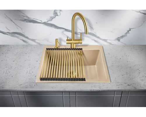 Ролл-мат Milacio Ultra MCU.4533.GD Золото брашированное