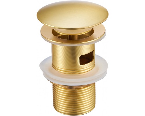 Донный клапан Milacio Ultra MCU.050.GD click-clack Брашированное золото