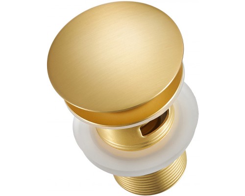 Донный клапан Milacio Ultra MCU.050.GD click-clack Брашированное золото