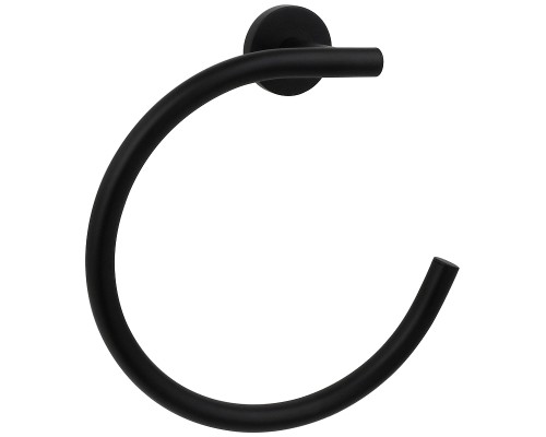 Полотенцедержатель Aquatek AQ4012MB Черное матовое