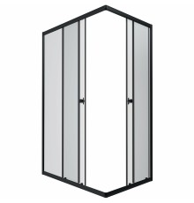 Душевой уголок Triton Вента-Блэк 100х80 Щ0000057858 профиль Черный стекло прозрачное