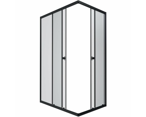 Душевой уголок Triton Вента-Блэк 100х80 Щ0000057858 профиль Черный стекло прозрачное
