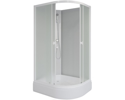 Душевая кабина Niagara Promo 110x80 L P110/80/26L/MT/BK без гидромассажа