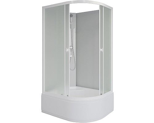 Душевая кабина Niagara Promo 110x80 L P110/80/40L/MT/BK без гидромассажа