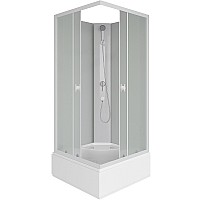 Душевая кабина Niagara Promo 100x100 P100/26Q/MT/BK без гидромассажа