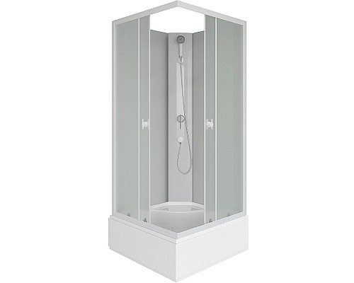 Душевая кабина Niagara Promo 100x100 P100/26Q/MT/BK без гидромассажа