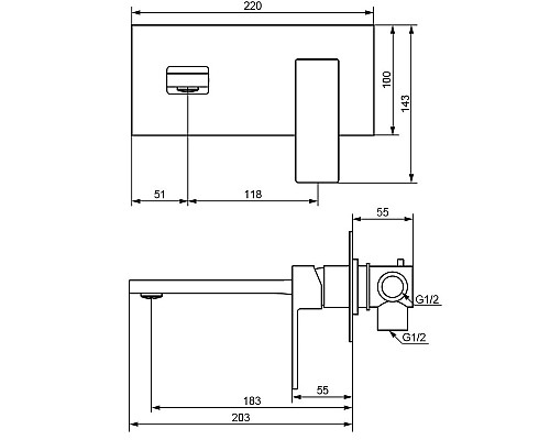 Смеситель для раковины Damixa Gala 530260000 Хром
