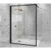 Душевая перегородка Paini 100 PAINI-WalkIN100F профиль Черный матовый стекло прозрачное