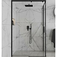 Душевой уголок Paini Dax 120x80 84YO12080 профиль Черный матовый стекло прозрачное