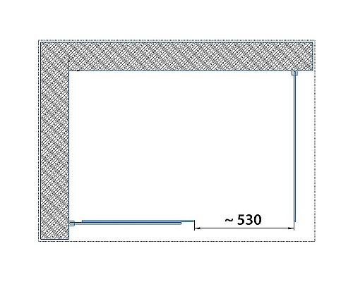 Душевой уголок Paini Dax 120x80 84YO12080 профиль Черный матовый стекло прозрачное