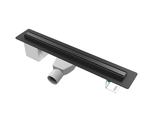 Душевой лоток Paini Slim Line 500 CH500SLC с Черной матовой решеткой / под плитку