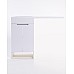 Тумба с раковиной Orange Sistema 110 L Белая