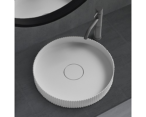 Раковина-чаша Abber Stein 40 AS2604 Белая матовая