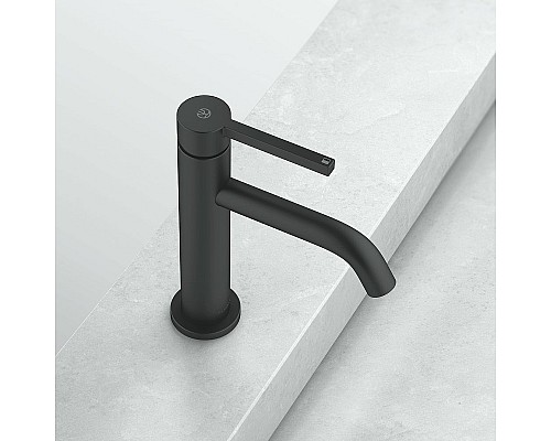 Смеситель для раковины Kludi Nova Fonte Pura 200283915 Черный матовый Смеситель для раковины Kludi Nova Fonte Pura 200283915 Черный матовый