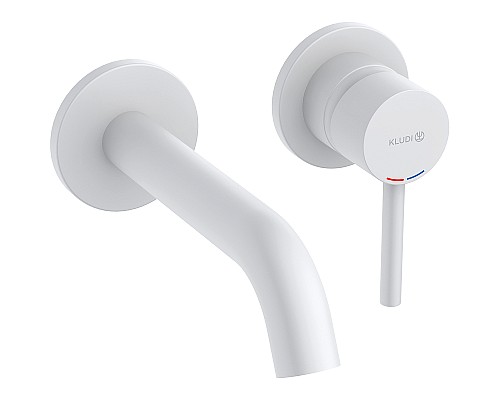 Смеситель для раковины Kludi Bozz 382445376 Белый матовый