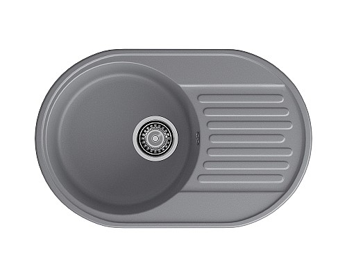 Кухонная мойка GranFest Quarz GF-Z18 Темно-серая