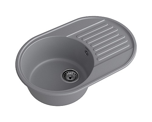 Кухонная мойка GranFest Quarz GF-Z18 Темно-серая