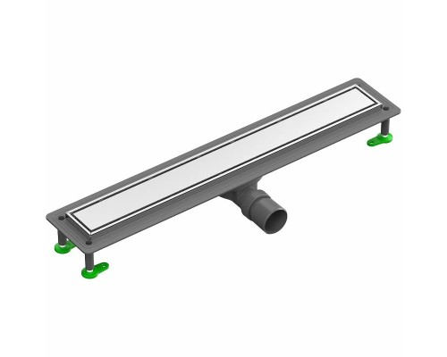 Душевой лоток Ctesi Way Line 60 BK4024030 с решеткой Хром / под плитку