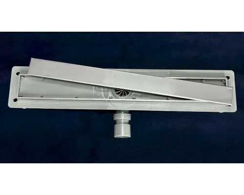 Душевой лоток Ctesi Way Line 60 BK4024030 с решеткой Хром / под плитку