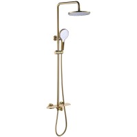 Душевая система Bronze de Luxe Icon 80112CG Золото матовое