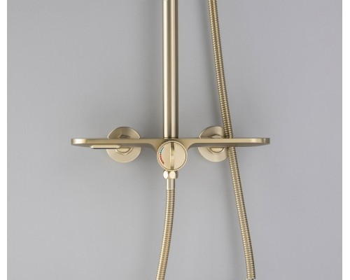 Душевая система Bronze de Luxe Icon 80112CG Золото матовое