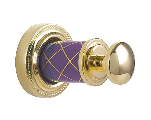 Крючок Boheme Murano 10906-V-G Золото Фиолетовый