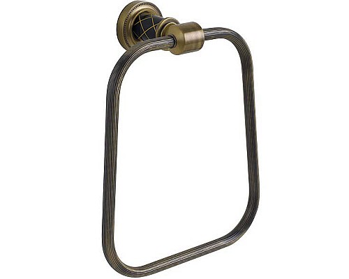 Кольцо для полотенец Boheme Murano 10905-B-BR Бронза Черный