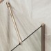 Шторка на ванну Maybah Glass 300x1400 в широком профиле Бронза стекло сатиновое