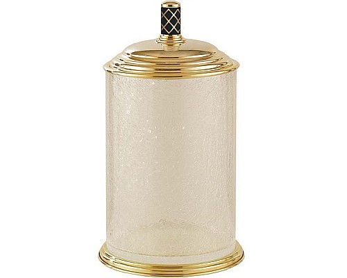 Ведро для мусора Boheme Murano 10914-B-G Золото Черное Ведро для мусора Boheme Murano 10914-B-G Золото Черное