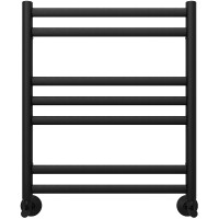 Водяной полотенцесушитель Aquatek Оберон П7 500x600 AQ RO0760BL Черный муар