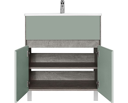 Тумба под раковину Aquaton Форест 75 1A278301FR9C0 Дуб рошелье Сумеречный голубой