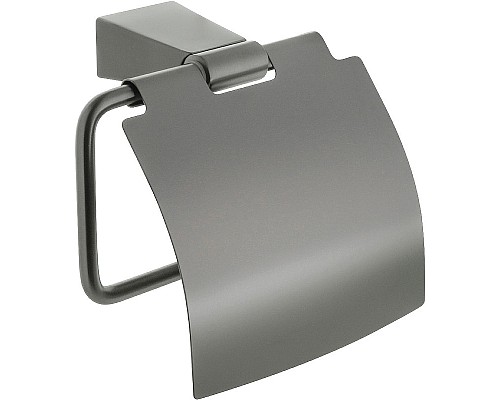 Держатель туалетной бумаги Fixsen Trend Graphite FX-98010 с крышкой Черный графит