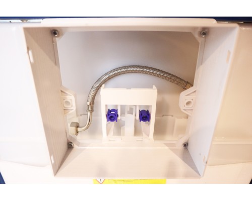 Инсталляция beWash BW74 K500RZVP0500BYC00000 для унитаза с клавишей смыва Белое стекло Хром