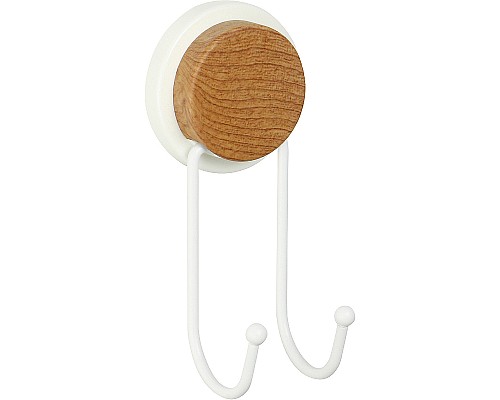 Двойной крючок Fixsen Magic White FX-47005A Белый матовый