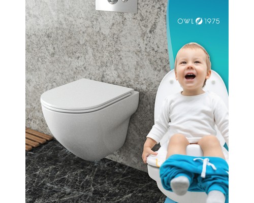 Унитаз Owl 1975 Wave Cirkel-H TOWLT190801 подвесной с сиденьем Микролифт