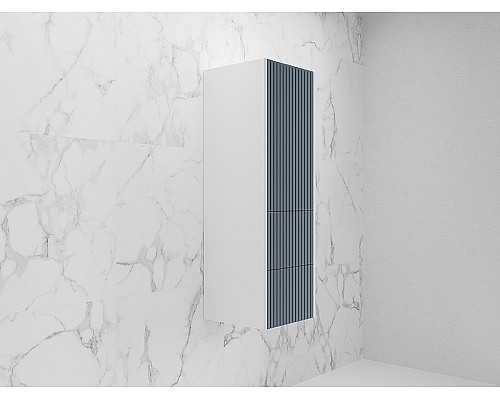 Шкаф пенал Style Line Стокгольм 36 ЛС-00002317 подвесной Графит софт