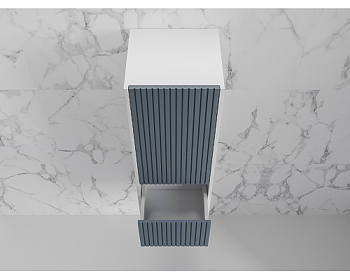 Шкаф пенал Style Line Стокгольм 36 ЛС-00002317 подвесной Графит софт