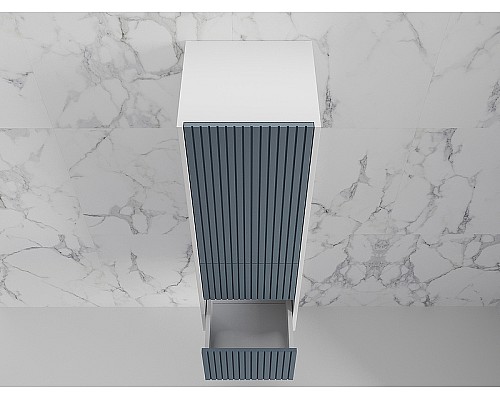 Шкаф пенал Style Line Стокгольм 36 ЛС-00002317 подвесной Графит софт